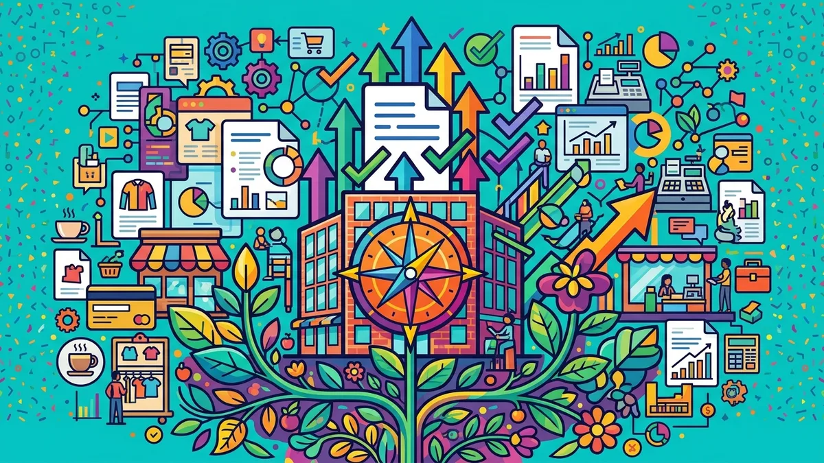 Ilustración de Facturación para pequeños negocios: empieza bien y crece